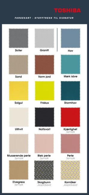 Toshiba Signatur 25 farger